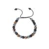 Pulsera magnética de ojo de tigre ajustable nueva 2022 europea y americana, pulsera para hombre, cuerda de mano tejida a mano, joyería al por mayor