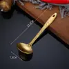 Espátula de acero inoxidable juego de utensilios de cocina para el hogar colador pala para freír utensilios de cocina espátula de cocina plato caliente colador al por mayor [