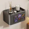 Portarrollos de papel higiénico de pared, caja de papel higiénico sin taladro, caja para rollo de papel higiénico, estante impermeable para papel higiénico de baño
