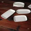 Plato Cerámico para Toallas, Plato para Toallitas Húmedas, Plato Cuadrado para Toallas de Centro de Conferencias, Plato para Servilletas, Plato con Soporte para Toallas, Plato para Pepinillos, Plato para Guarnición, Plato para Platos Fríos