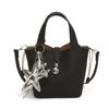 Bolso Cubo Cesta de Moda y Estilo para Mujer 2025 Nuevo Elegante Color Sólido Moda Nicho Hombro Único Cruzado Bolso de Moda