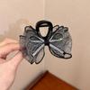 Novo Brilhante Arco Polar Dot Net Areia Bolha Grab Clip High Sense Fashion Back Head Hair Shark Clip Jóias
