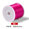 Venda Direta do Fabricante de Cordão Elástico Rolos Grandes de 500m de Fio Elástico para Passar Contas DIY Fio Elástico Fio Elástico para Miçangas