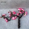 Bonsái Simulados de Flor de Invierno, Ramas de Ciruelo, Flores de Durazno, Árbol Falso, Decoración de Mesa para Sala de Estar, Arte de Flores Secas, Estilo Chino, Decoración para Estudio en Casa