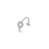 Popular Versión Mejorada de Acero Inoxidable de Anillo para Labio de Una Pieza Joyería para Labios, Moderna y Sencilla, Clip para Labio sin Perforación Suministro de Fábrica
