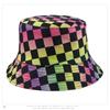 Nova Moda Europeia e Americana Padrão Vintage Impresso Chapéu de Pescador Chapéu de Sol de Viagem ao Ar Livre Feminino Chapéu de Bacia Vestível de Dupla Face para Homens