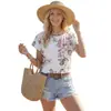 Nuevas Blusas de Estilo Europeo y Americano Transfronterizas para Amazon y Aliexpress Sitio Independiente, Camisas Casuales de Moda y Elegantes para Mujer para el Trabajo y el Ocio