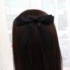 Pasador de Pinza para el Cabello con Lazo de Cinta Color Sólido Pinza Lateral Accesorio para el Cabello de Niña Estilo Ballet Pinza de Pato de Cinta Estilo Coreano Cinta Larga de Cinta