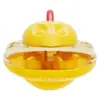 Dispensador de Comida para Mascotas, Trompo Giratorio para Gatos, Juguete Giratorio Multifuncional para Gatos, Juguete Rompecabezas de Auto-Entretenimiento y Alivio del Aburrimiento, Comedero Lento para Gatos