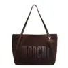 Bolso de Hombro para Mujer Gran Capacidad 2025 Bolso Nuevo Estilo de Gama Alta Bolso para Clase de Estudiante Universitario Bolso Tote de Gama Alta
