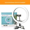 Fornecido Diretamente pelo Fabricante, Luz de Preenchimento para Fotografia de Transmissão ao Vivo de Celular, Iluminação para Fotografia de Beleza de Mesa, Luz de Preenchimento Suave em Anel para Fotografia