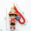 Llavero One Piece colgante de Luffy dibujos animados transfronterizos One Piece Luffy amuleto para mochila de niños figura pequeña juguete