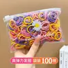 Xuxinhas de cabelo infantis, elásticos de cabelo não danificantes, elásticos para meninas, elásticos de cabelo de alta elasticidade, faixas de cabelo para bebês