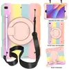 Funda Protectora para iPad de Silicona Anticaídas 9ª Generación 10.2 pulgadas Funda para Tableta Apple Bolso Infantil con Soporte Horizontal y Vertical Colorido
