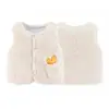 Chaleco de Terciopelo para Bebé Otoño e Invierno para Niños y Niñas Chaleco de Imitación Cachemir Corazón para Bebés Chaleco Grueso Cálido para Niños