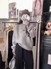 Suéter de Punto Grueso Estilo Coreano con Oso Bordado, Suave y Ceroso, Interior Suelto de Manga Larga, Ropa Interior Cálida, Top Grueso para Otoño e Invierno para Mujer