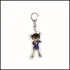 2026 Periférico de Anime Detective Conan Chaveiro Acrílico Plano 2D Pingente de Mochila Escultura Hongyao