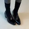 Mocassins Elegantes com Bico Fino Femininos Estilo Coreano 2026 Novos Sem Cadarço Salto Alto Para o Trabalho Temperamento Retro Sapatos Pequenos de Couro