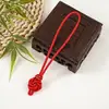 Datura Nó Chinês Artesanal DIY Cordão para Pingente de Borla Estilo Chinês Utensílio de Jade Wenwan Corda para Pegar na Mão Ornamento Cabeça de Pingente