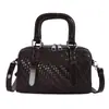 Bolso de bolos vintage con patrón tejido para mujer, bolso de mano y bolso cruzado versátil, bolso tipo almohada de nicho de alta gama, bolso de hombro