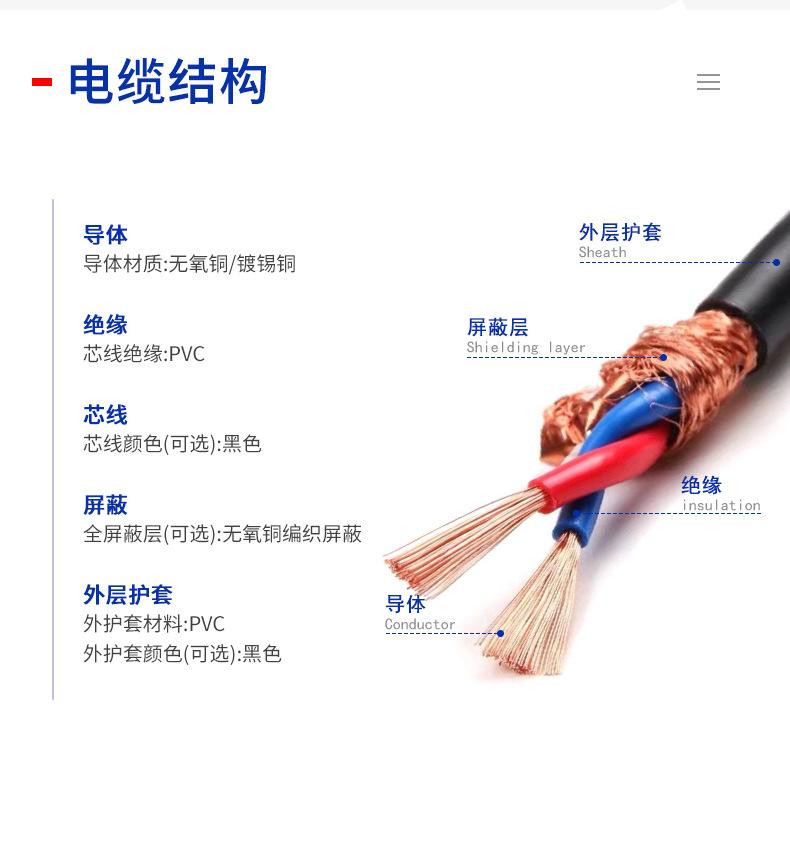 国标多芯屏蔽电缆