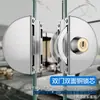 Cerradura de puerta de vidrio cerradura de vidrio corredizo cerradura central de tienda de acero inoxidable sin agujeros para puerta doble puerta simple doble Cerradura de Puerta Abierta
