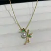 Collar de Moda de Perlas de Lujo Ligero para Mujer, Nuevo Diseño de Cadena para Clavícula de Gama Alta, Cadena para Clavícula de Bambú Fresco Pequeño