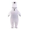 Halloween Nuevo Moño Negro Oso Polar Inflable Lindo Muñeco Disfraz Fiesta de Vacaciones Disfraz de Cosplay Accesorios