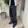Jeans Masculino de Venda por Atacado, Tamanho Grande, Estrutura com Costura Lateral Dupla, Modelo Largo, Pregas nos Joelhos, Calças Scimitar