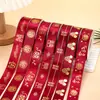 Cinta Roja Festiva Boda Suministros de Decoración para Bodas Cinta Regalo Caja de Regalo Cinta Cinta para Manualidades