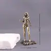 Adornos Pequeños Creativos de Latón Puro de Chica Hermosa con Piel Blanca, Apariencia Hermosa, Piernas Largas, Modelo de Figura Atractiva, Pequeño Regalo Sexy