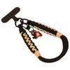 Correa de muñeca para teléfono tejida a mano creativa, llavero girly colorido estilo caramelo, accesorio portátil desmontable