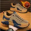 Zapatos Nuevos de Algodón para Hombre, Tenis Gruesos de Talla Grande, Zapatos tipo Forrest Gump con Forro de Felpa, Tenis Transpirables de Moda, Zapatos de Papá Transfronterizos