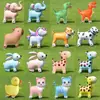 Balões de Passeio Novos de Filme de Alumínio Desenho Animado com Rodas, Balões de Animais que Caminham, Barracas de Feira Noturna, Brinquedos Infantis para Exterior, Presentes Atacado