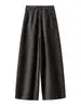 Pantalones Anchos con Cordón Estilo Deportivo para Mujer, Pantalones Jogger Casuales de Calle, Pantalones de Verano Holgados que Adelgazan con Cintura Alta y Cordón