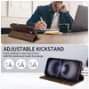 Adecuado para funda de teléfono móvil Iphone16, Funda de cuero de microfibra retro Apple 17Promax, Funda protectora con tapa abatible magnética Air