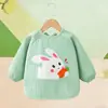 Babero Impermeable de Pana para Bebé para Comer, Anti-Suciedad, Otoño e Invierno, Babero Unisex para Bebé, Babero Infantil