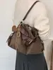 Bolso de hombro de gamuza de gran capacidad para mujer, nuevo bolso cruzado de otoño 2026 para el trabajo, bolso tote casual moderno