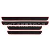 Tira umbral de goma suave para coche tira protectora para maletero tira antiarañazos y anticolisión para coche tira protectora de PVC anti-pisoteo