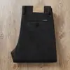 Pantalones Gruesos de Lana para Hombre de Otoño e Invierno Pesados Pesados Gruesos Gama Alta Combinan con Todo Cintura Media-Alta Elásticos de Negocios Lija Rectos Casuales