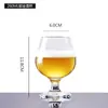 Copo de cerveja de vidro fino fabricado por atacado copo de cerveja chopp grande copo barriga copo de suco grande capacidade copo cintura LOGO