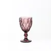 Serie de diamantes retro estilo europeo fábrica directa de copas de vino hotel hogar color copa de relieve boca de copa