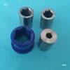 Accesorios para Bomba Sumergible de Acero Inoxidable Acoplamiento Manguito del Eje de la Bomba Sumergible Bomba de Pozo Profundo de Acero Inoxidable Cojinete de Goma Manguito de Acero