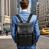 Marute crocodilo padrão mochila de couro masculino mochila de grande capacidade negócios casual bolsa de viagem estudante bolsa escolar moda