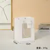 Bolsa de Mano Transparente con Ventana para Flores, Bolsa de Regalo Engrosada para San Valentín, Bolsa para Empaquetar Ramos de Regalo con Ventana