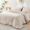 Juego de edredón seersucker de 3 piezas ropa de cama para las cuatro estaciones con funda de edredón y funda de almohada juego de edredón doble