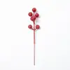 7 Decoraciones Navideñas con Forma de Fruta con Purpurina Dorada, Guirnalda Colgante de Puerta para Decoración de Escena Navideña, Suministro de Fábrica
