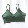 Verano Hilo de Hielo Forma de U Espalda Bella Tirantes Celebridad de Internet Explosiones Top Tubo Ropa Interior Chaleco Base para Mujer Sujetador Anti-rozaduras Ligero de Envoltura
