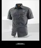 Camisa de Secado Rápido Jeep Spirit Jeep Verano, Camisa de Manga Corta sin Planchar, Camisa de Trabajo de Verano para Hombre, Protección Solar