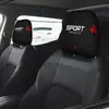 Funda para reposacabezas de coche con patrón de texto, funda para almohada de coche, funda de asiento a prueba de polvo, se puede personalizar con tu propio diseño como funda para reposacabezas y cuello